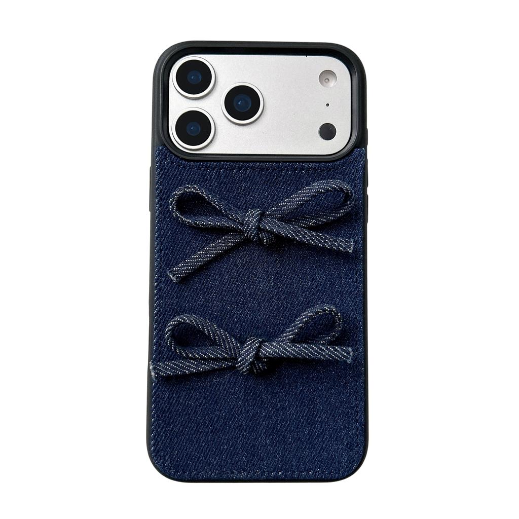 Для iPhone17ProMaX 2M Ударопрочный чехол из жидкого силикона Denim&iPhone17 Pro