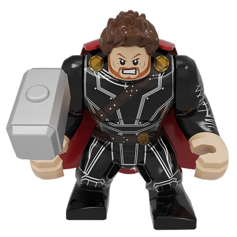 Blind Box Mini Building Blocks PG1805 Figures Big Goblin Spiderman Iron Man Venom Captain Hawk Deadpool Armor Christmas Gift Toy