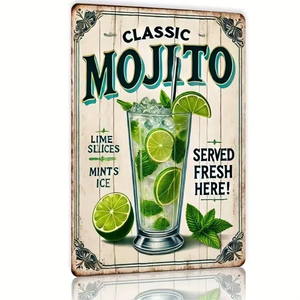 Tin Sign Wall Art Retro Metal Painting Home Decor 20x30cm
