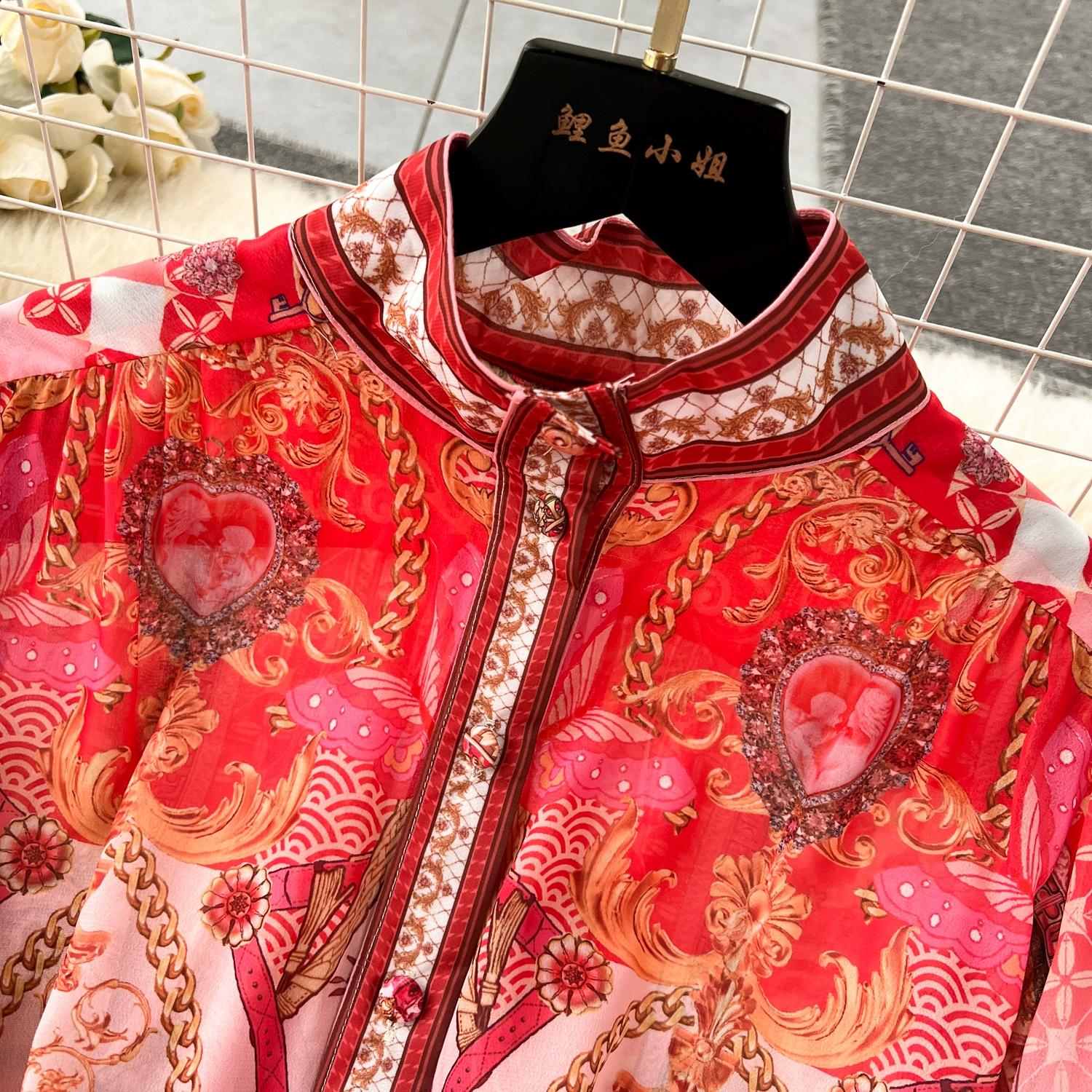 Богемное шифоновое зеленое платье макси — фото 15