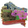 100 Famous Mountains Eiko Trekking Mountaineering Goods Mail Order Japan's [Pin Badge] 2-Tier Pin/Tateyama