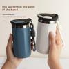 350/500Ml Stainless Steel Coffee Mug Insulated Water Cup Portable Double Wall Vacuum Flask Leak-Proof With Lid Travel Coffee Cup