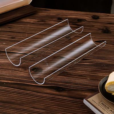 Reusable Roll Dessert Bracket Acrylic Cake Roll Shaped Mold Stencils Cake Roll Holder  Baking Tools