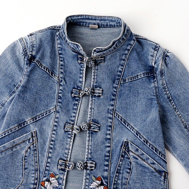 plus size embroidered bomber jacket