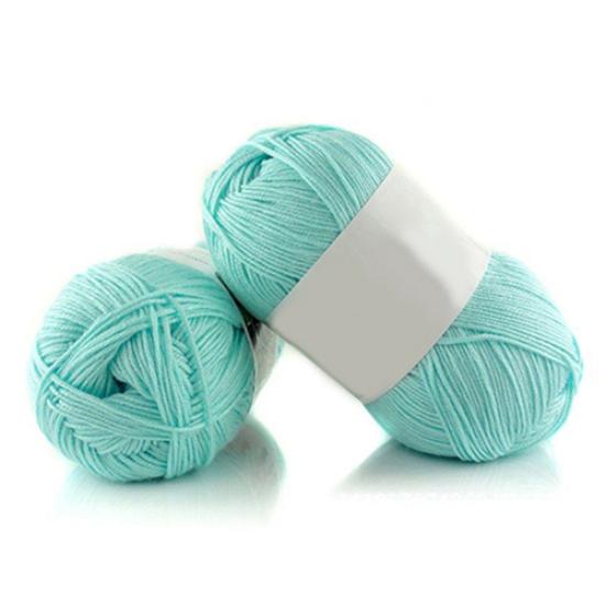1Pc 50g Per Skein Soft Bamboo Crochet Cotton Knitting Baby Knit Wool Yarn