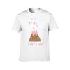 Valentines Day I Lava You  Cute Heart Volcano Design Gift Idea For Valentines Day TShirt
