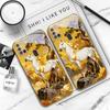 tall and sturdy horse For Samsung A 31 32 A33 A34 35 14 A15 13 A16 25 26 50 52 53 54 55 56 70 71 72 73 Golden glass phone case