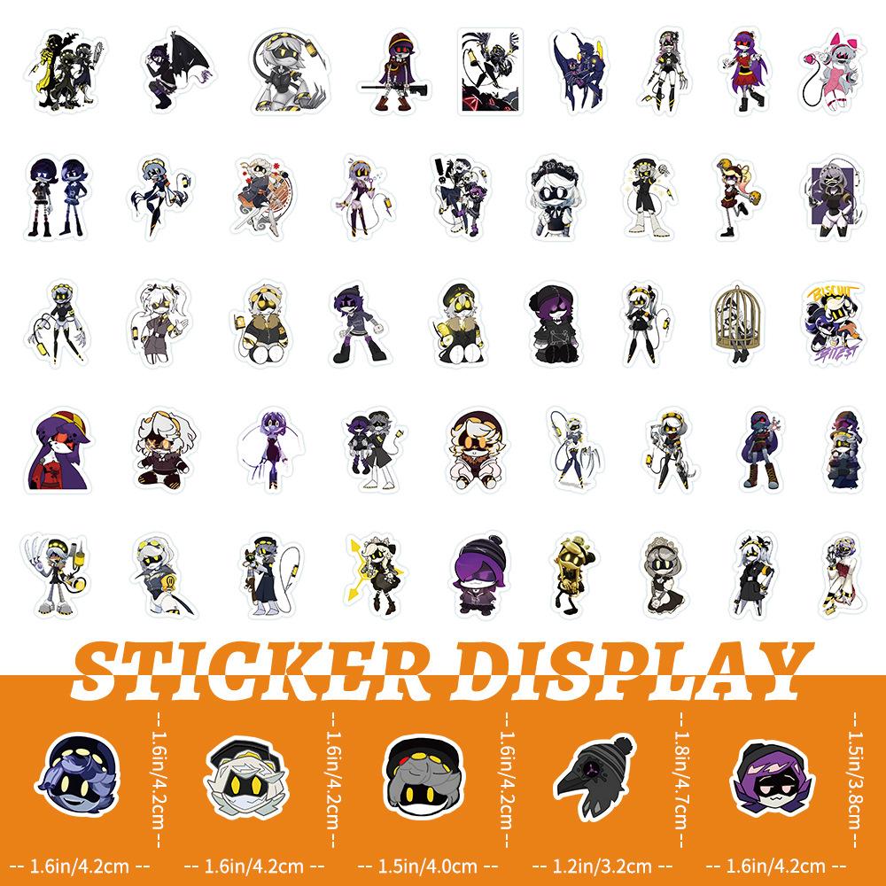 10100Pcs Cartoon Anime Murder Drones Cute Funny Graffiti Stickers Personality Cool Creative Decorative Scrapbook Decal Kids Toy