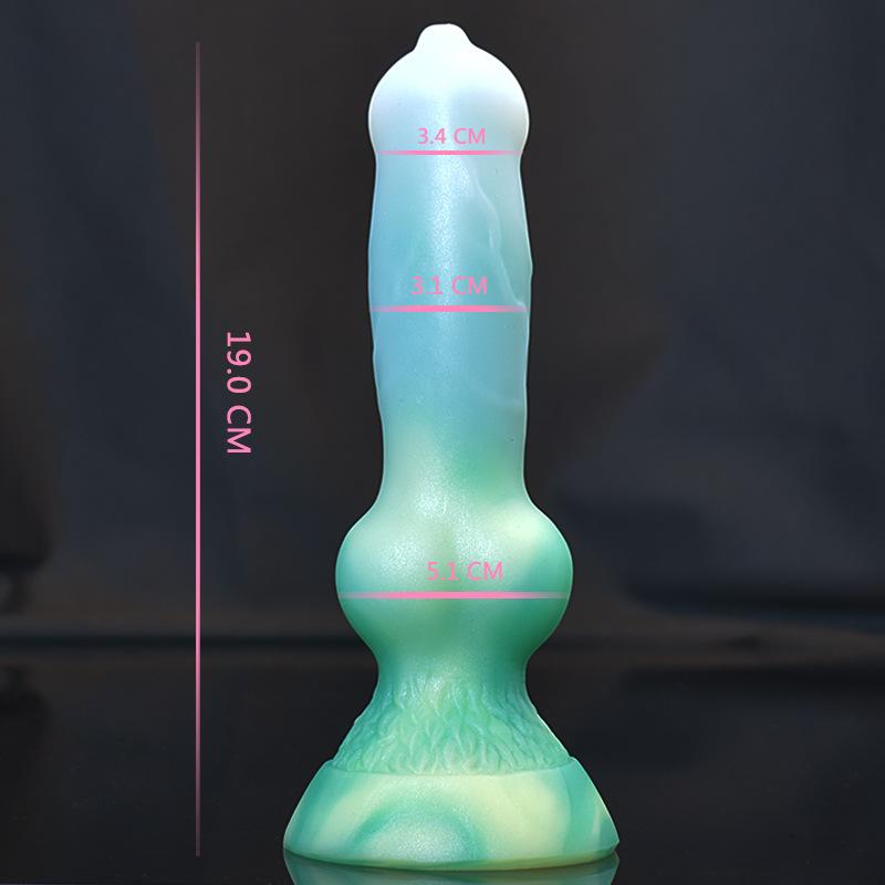 Female Dildo Alien Dog Dildo Simulation Animal Cannon Machine Masturbator Multi-color Vaginal Stimulation Adult Erotic Sex