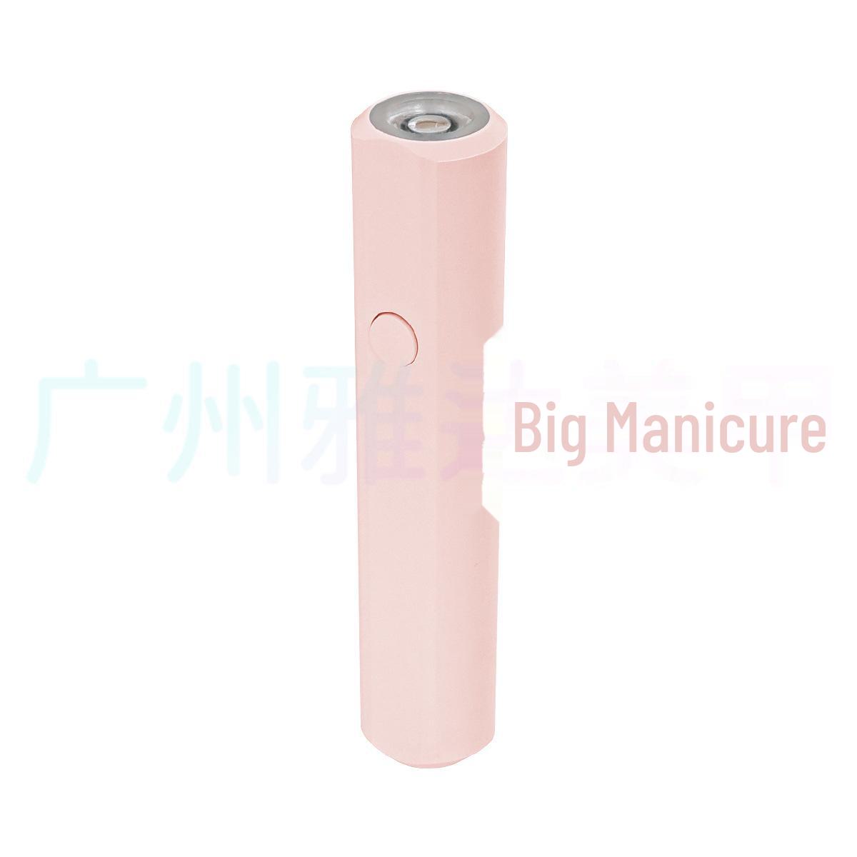 

Портативная лампа для ногтей на батарейках: Никакого почернения, ручной фототерапии и лампы для выпечки на один палец. розовый