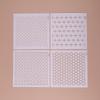 Reusable PET Quilting Stencils with Embroidery Patterns, Ideal for Home Décor, DIY Sewing Projects