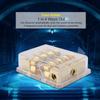12V Fuseing Holder Box 1 In 4 Ways Out 60A Fuseing Holder Transparent Cover Inline Fuseing Holder Boat Marine Applications