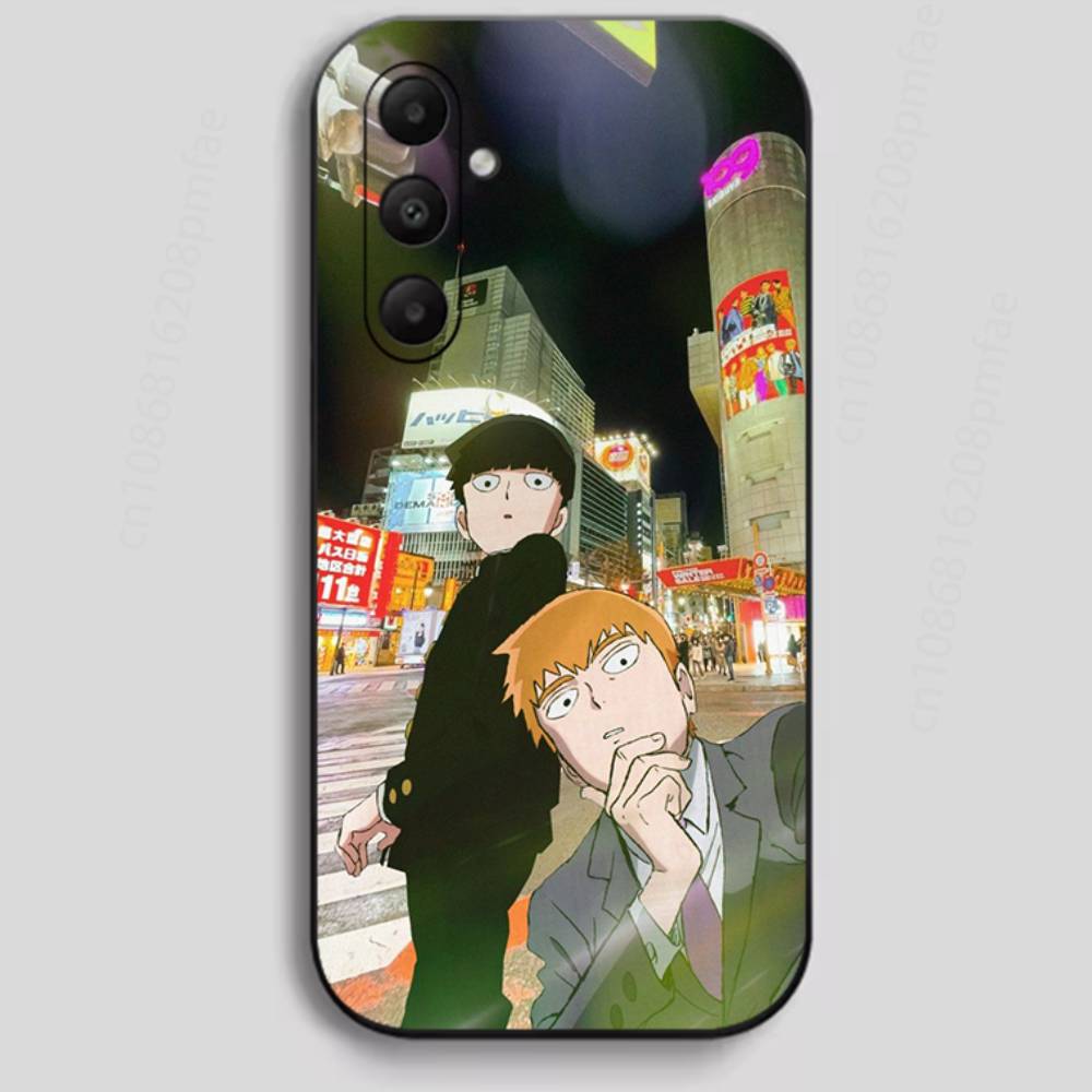 

Amine Mobs Psycho 100 Phone Case For Samsung GalaxyA20,21,,40,41,51,71 Ultra Protective Phone Shell Samsung A73 5G