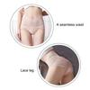 Women Panties High Waist Lace Thin Hollow Out See-through Flower Embroidery Elastic Soft