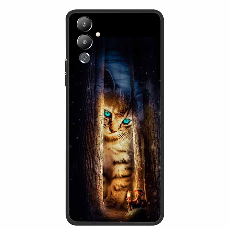 For Tecno Pova Neo 2 Cases Cat Lovely Soft TPU Silicone Phone Cases For Tecno Pova Neo2 LG6n Covers 2022 Black Edge Para Fundas