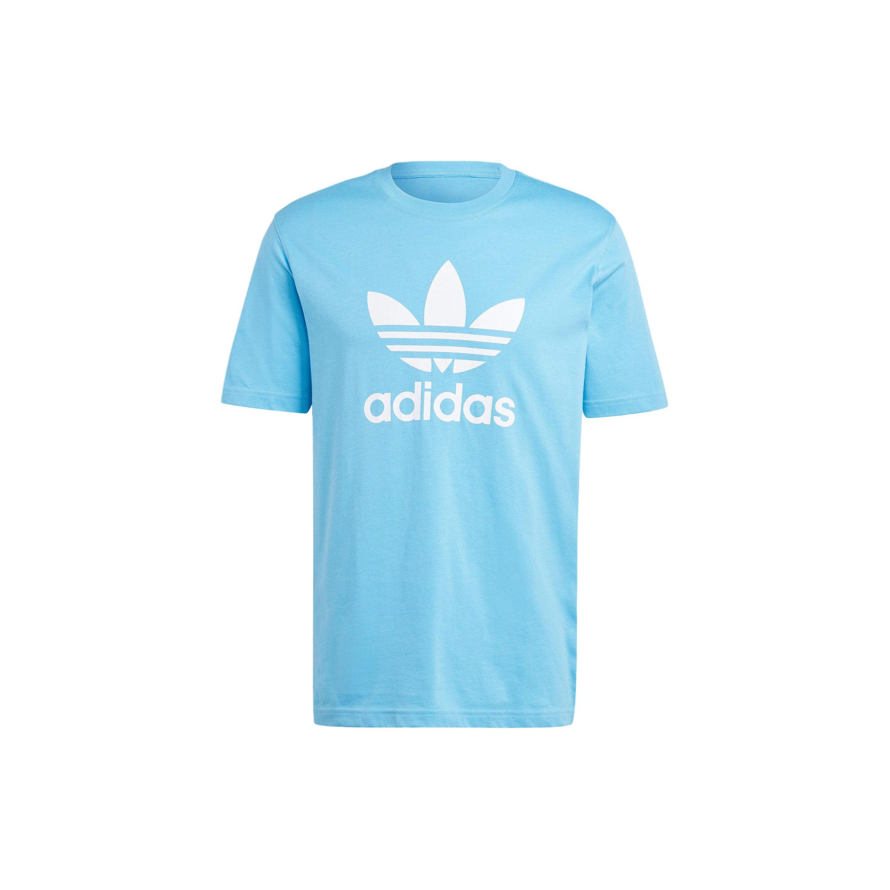 adidas Adicolor Trefoil T-shirt Asia Sizing  Blue  Men s IR7980 L