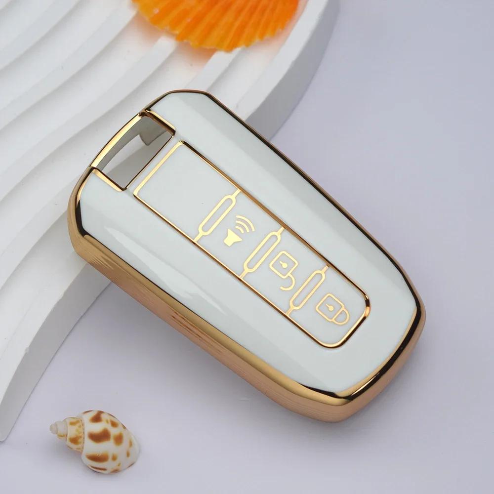 Soft TPU Smart Car Key Case Cover For Ssangyong Korando C Rexton W Ssangyong Actyon Kyron Rodius Tivolan Shell Fob Holder