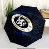 Football Club F.C Print Automatic Open Close Umbrella, Portable Foldable Umbrella, for Outdoor Commute Camping Trip, Ideal Birthday Gift