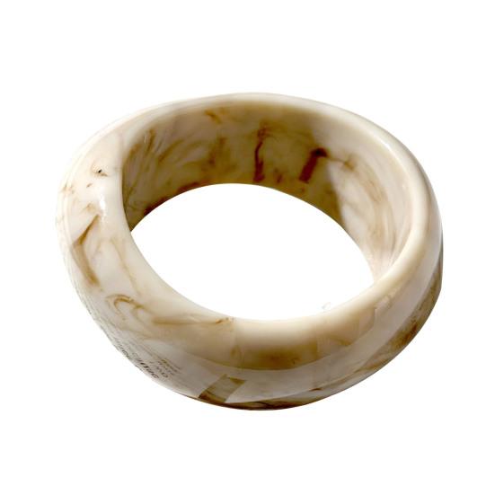 Women Acrylic Resin Chunky Bangle Hypoallergenic Colorful Geometric Irregular Wide Stackable Bracelet Fashion Jewelry Birthday Gift