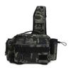 Large Capacity Fishing Tackle Bag Multi Functional Waist Pack Rod Holder Tactical Crossbody Outdoor Sports
