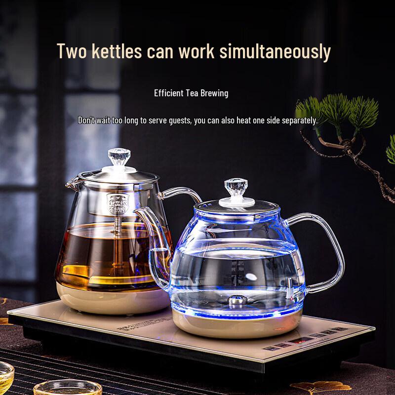 Smart Automatic Glass Electric Tea Kettle with Bottom Water Supply
