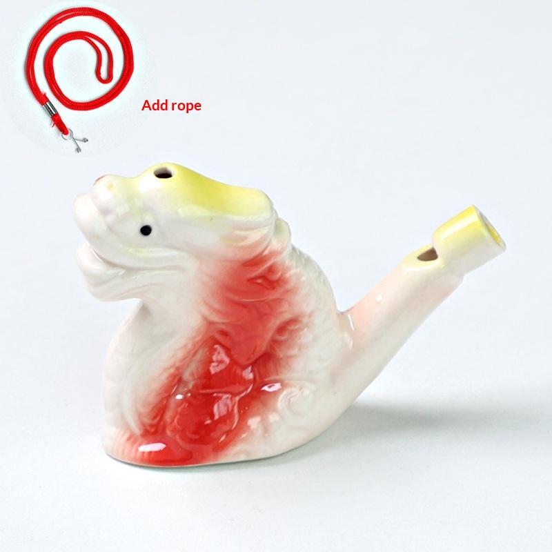 1Pcs Early Learning Bath Noise Maker Bird Whistle Water Musical Ceramic Colorful Animal Shape Water Whistles Party Favor
