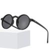 2021 Fashionable Korean Style Round Frame Sunglasses with Slimming Face Design