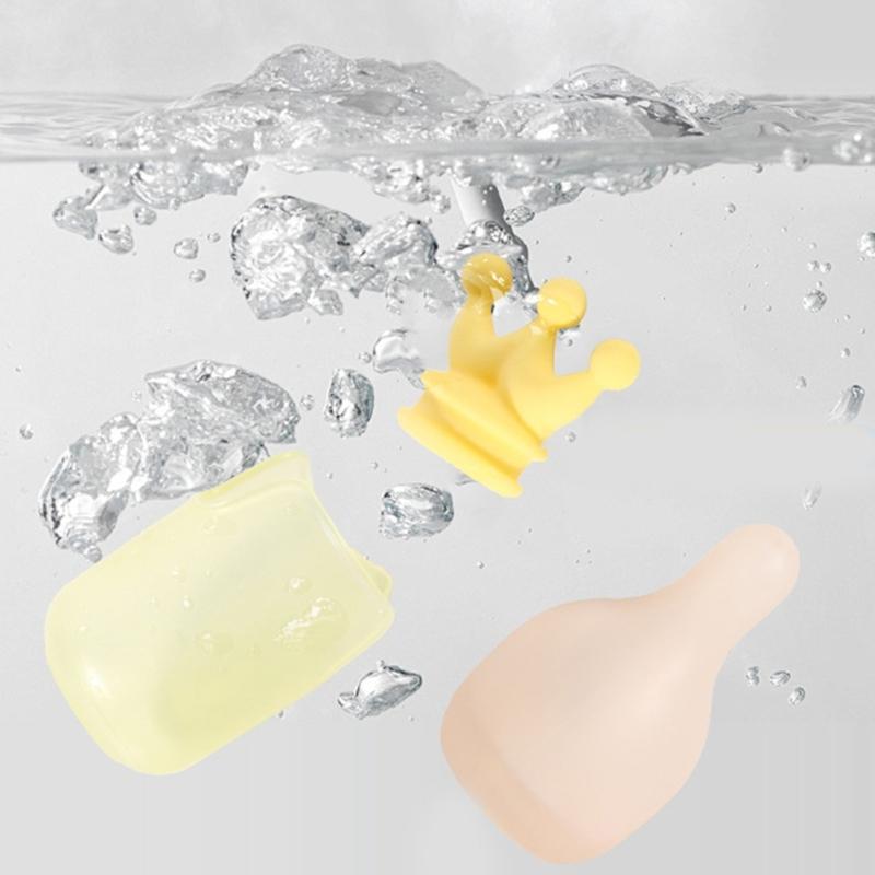 Alimentador Líquido para Bebés 30ML Silicona Utensilios de Alimentación para Entrenamiento para Niños Pequeños Fácil de Limpiar Previene Atoramiento y Sobredosis