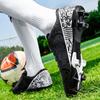 Pantofi de fotbal cu vârfuri lungi pentru bărbați, de dimensiuni mari, joase, anti-alunecare, rezistente la uzură, gazon artificial TPR, pantofi de fotbal cu vârfuri lungi pentru copii