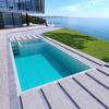 Large Family Outdoor Fiberglass Swimming Pool for Villas
