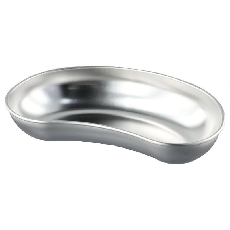 304 Stainless Steel Reusable 8 Inch Kidney Tray Silver Emesis Bowl Mixing Organizer Medic Waste