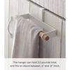 Yamazaki Kitchen Towel Hanger, White, Approx. W19 x D7.5 x H6cm, Tosca, 7818