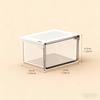 Clear Acrylic Cosmetic Organizer, Dust-Proof Drawer Storage Box, Stackable Storage for Makeup Swabs Cosmetics, for Bathroom & Shower