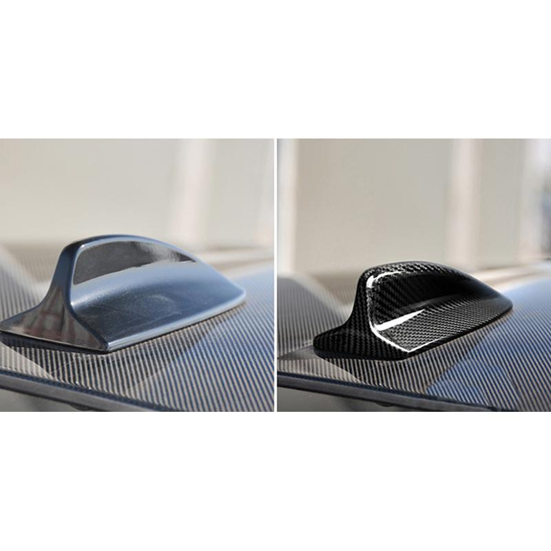 For BMW E90 E92 E93 3 Series 2005-2012 Real Carbon Fiber Antenna Shark Apply To BMW Finten Antenna Cover Car Interior