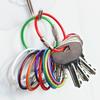 20PCS color paint wire rope 25 colors manufacturer wholesale key ring chain DIY tag cartoon key lanyard accessories