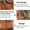 Adjustable Rat Harness and Leash Set 3 Sizes Vests Anti-Bite Chest Strap Lizard Traction Rope Comfortable Leather