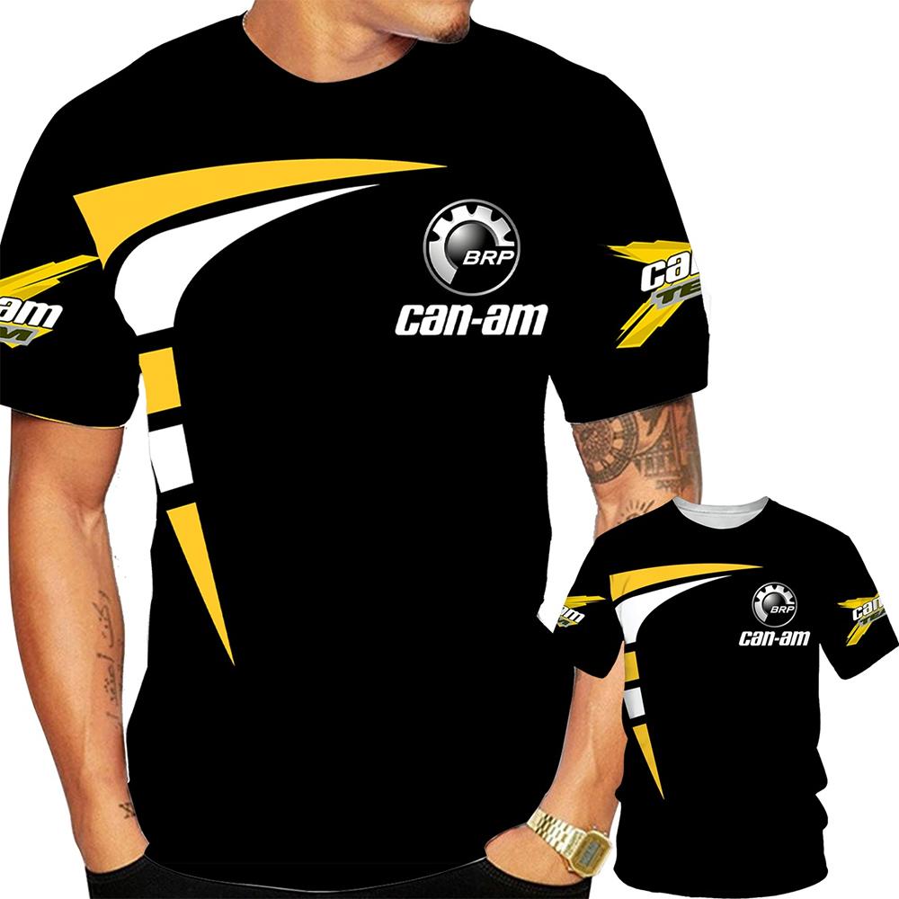 BRP Can Am 3D Print Sports Quick-dry Breathable Men T-shirt Outdoor Moto Team Fan Uniform Parent-child Short Sleeve Clothing Top