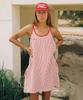 Minasu Menasoo Summer Stripe Terry Strap Onepiece_Red