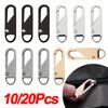 10/20Pcs Zipper Slider Puller Instant Repair Kit Replacement For Broken Buckle Travel Bag Suitcase Zipper Head DIY Sewing Craft