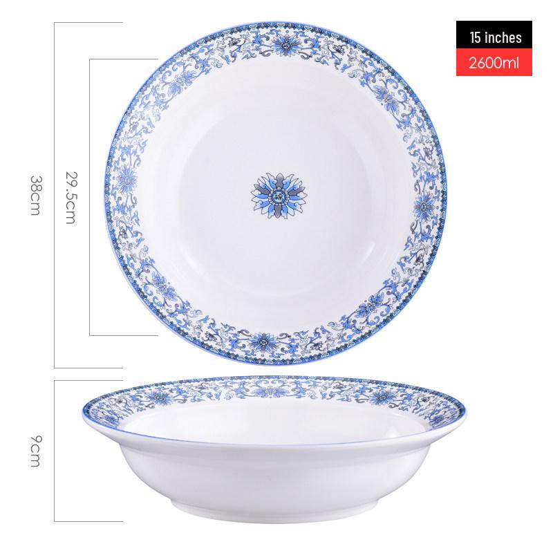 Large Ceramic Bowl for Soup, Noodles, Boiled Fish, Pickled Fish, and Dough Mixing - Mao Xuewang Commercial Use