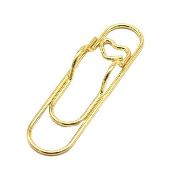 10 Stück Metall Herzform Stiftklemmen Mehrzweck Notizbuch Seitenhalter für Journal Planer Lesezeichen und Büroklammer für Studenten und Berufstätige