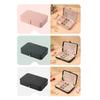 Large Capacity Jewelry Storage Box PU Necklace Storage Case Jewelry  Display Case  Earrings Storage