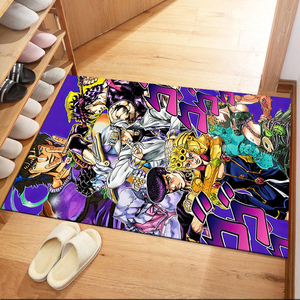 Jojo S Bizarre Adventure 5 Square rugs are a great choice for living rooms, bedrooms, home décor, and as gifts