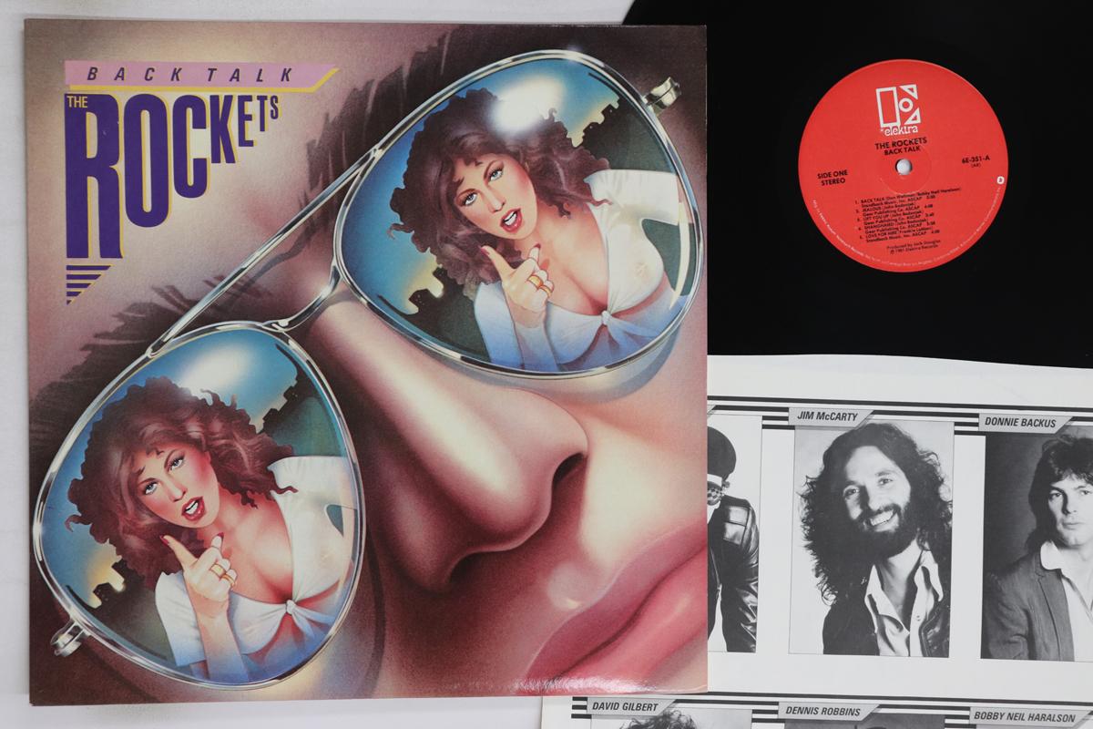 

LP Record ROCKETS - Back Talk 6E351 ELEKTRA 1981 US Rock Used