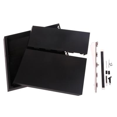 Game Machine Case Solid Color Shell Game Console Replacement Full Cover Housing for PS4 1200 Game Accessories Black