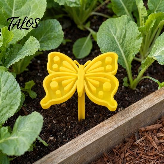 Insect Watering Station 3D Printed Station, Butterfly Beetle Bee Water Feeder with Outdoor Waterer Stake, Shape Drinking Cup for Garden Courtyard