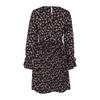 Abito da donna primaverile e autunnale, girocollo, temperamento, eleganti abiti stampati a maniche lunghe
