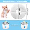 Cat Water Fountain Filters for Parner 2.4L Water Dispenser 4/8/12Pc Triple Action Replacement Pet Filter Cartridges for Dogs Cat