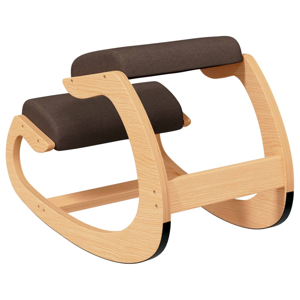 Vidaxl Silla de Rodillas, Marrón, 55X84X55 Cm, Contrachapado de Abedul