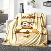 Custom Name "Adventurous Forest Friends" blanket for Couch & Bed, Plush Cozy Fuzzy Blanket Super Soft & Warm Blankets for Fall and Winter. 0908424